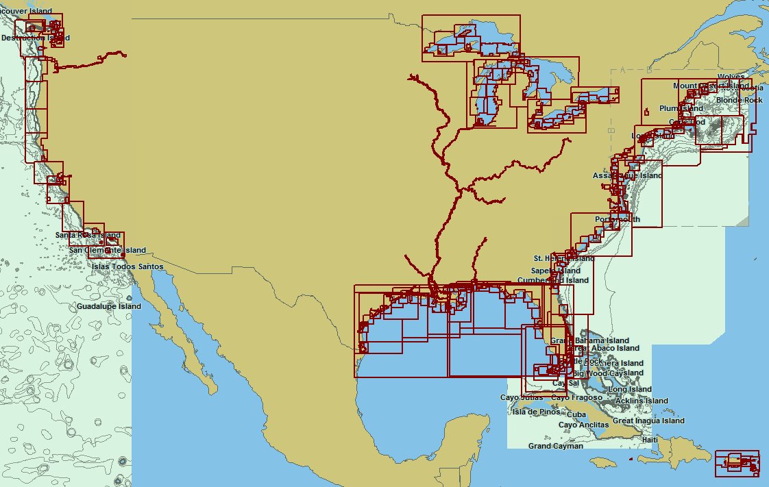 NOAA ENC Coverage Availability