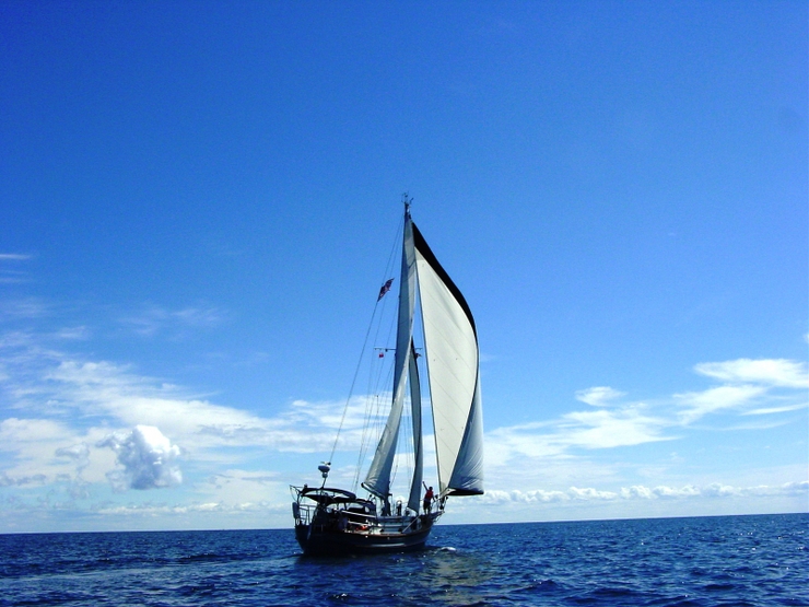 Sailing On Lake Huron