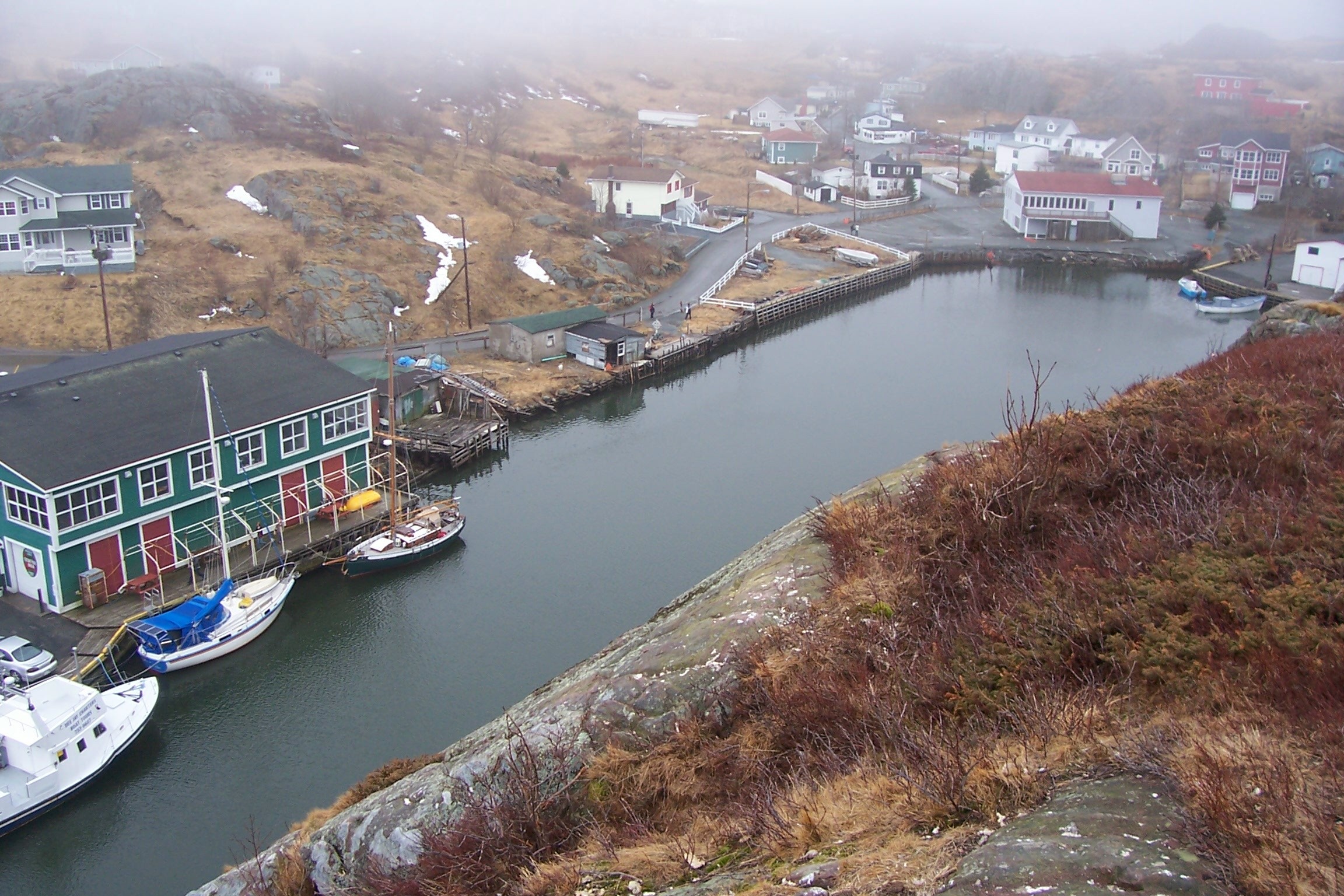 Quidi Vidi Harbour In Newfoundland