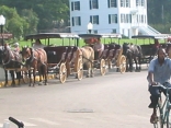 10. No cars are allowed on Mackinac, just bicycles and buggies.