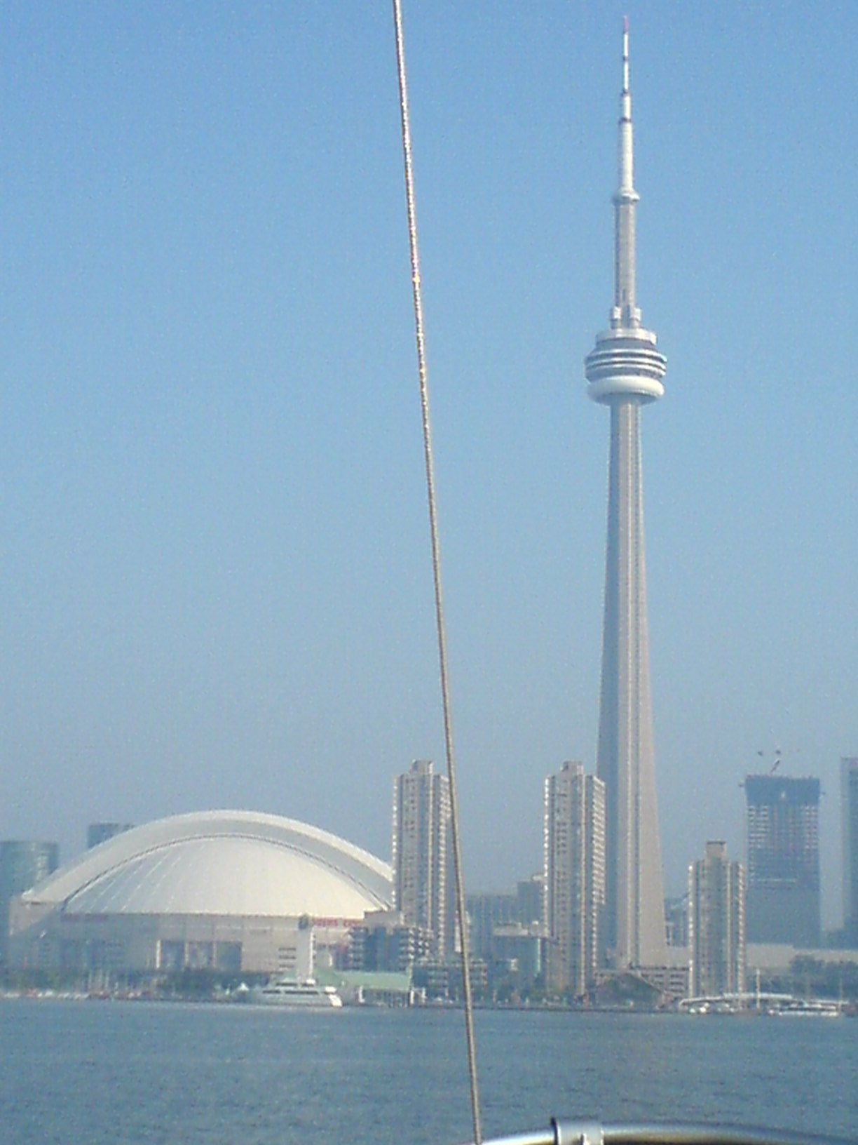 Cn Tower And Rogers Centre, Toronto, Canada