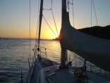 kapiti island sunset