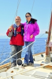 Rob And Sonia Sailing In Puget Sound
