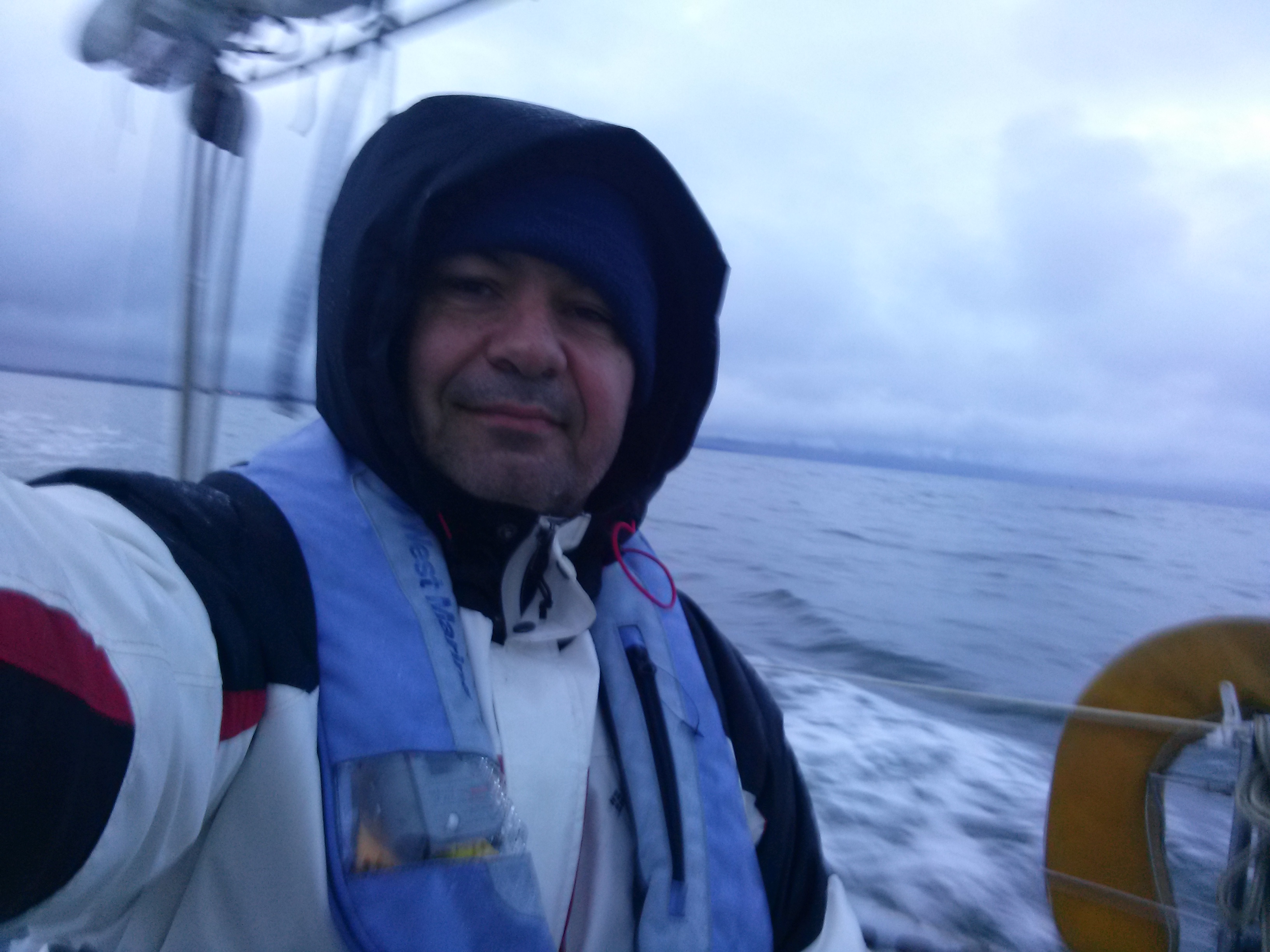 Sailing In The Straight Of Juan De Fuca