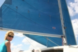 under sail