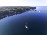 Flying Lady At Anchor, Meldrum Bay North Channel