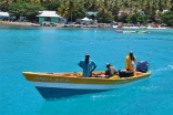 Fishermen In Mustique. Grenadines