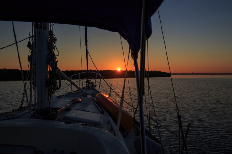 Sunrises At Moonshine Island Anchorage