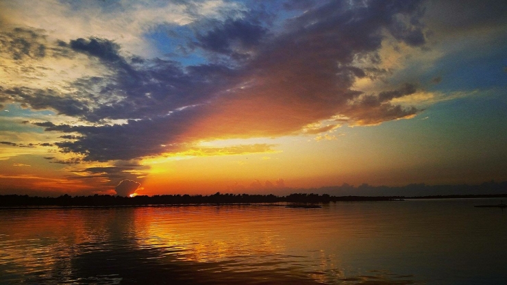 Sunset, Lake Lewisville