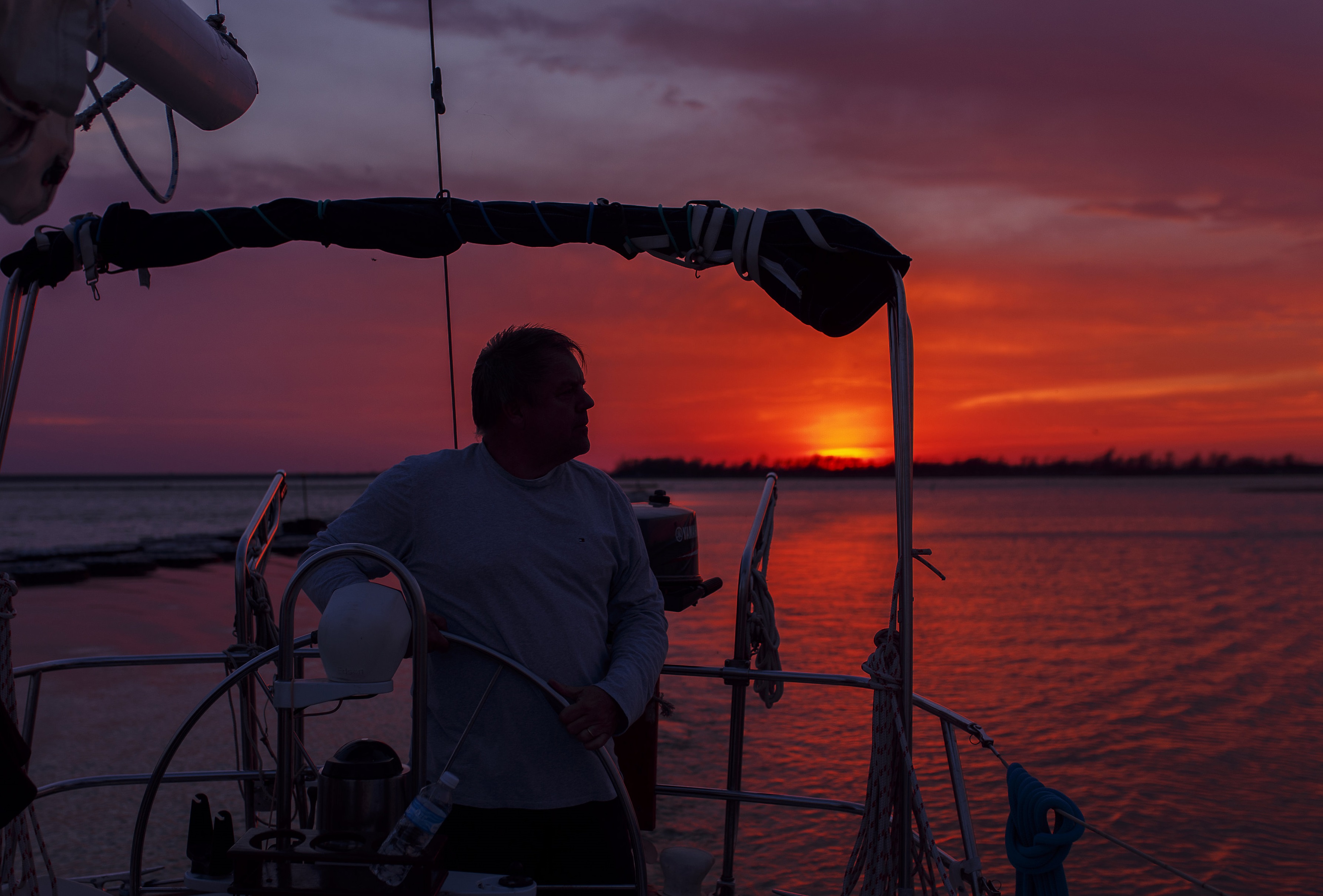 Sunset, Lake Lewisville And Your's Truly.