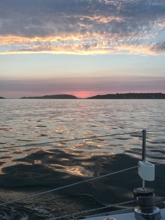 Sunset Over Peddock Island