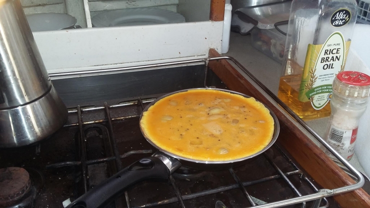 Spanish Omelette Onboard