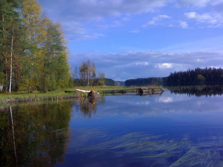 Reflections On The "liesjarvi Lake"