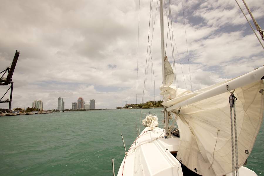 Port Side, As We Headed Out The Port Of Miami