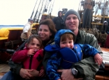 Powers Family Onboard The Lady Washington