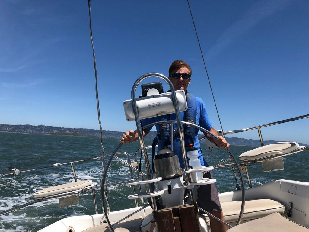 A Fun Day Of Sailing A Friend's Boat.