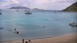 Snapshots From The Live Stream In Cane Garden Bay, Tortola, Bvi