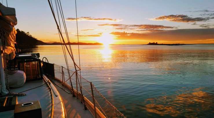 Sunset At Tumbo Island