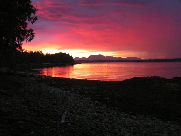 Sunset, Dryad Point, British Columbia