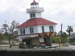 What's remains of Coast Guard Lighthouse
