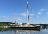 Peregrine On Her Mooring In Brooklin, Me