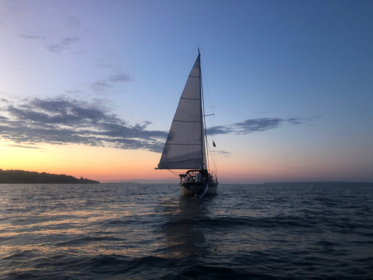 Katrinka In Narragansett Bay