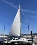 Mainsail, after Oxi-clean