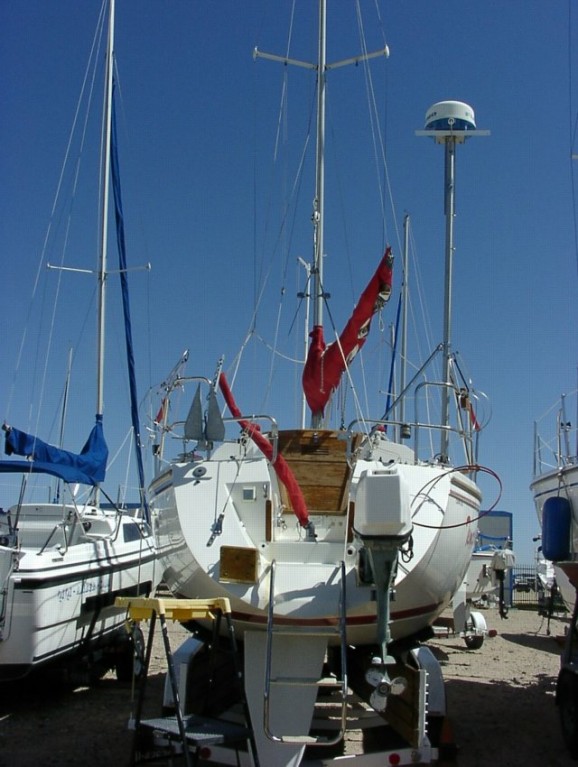 s/v Tenacity's stern view.....