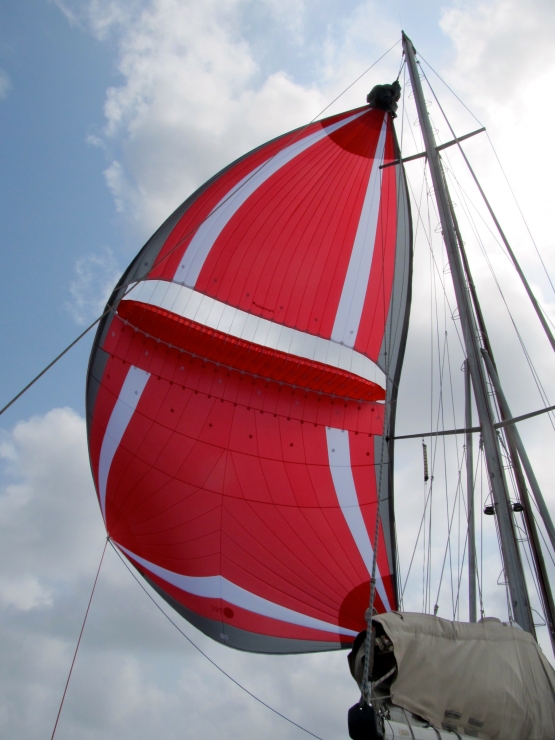 Parasailor Flying Broad Reach