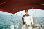 Me At The Wheel In The Gulf Stream!