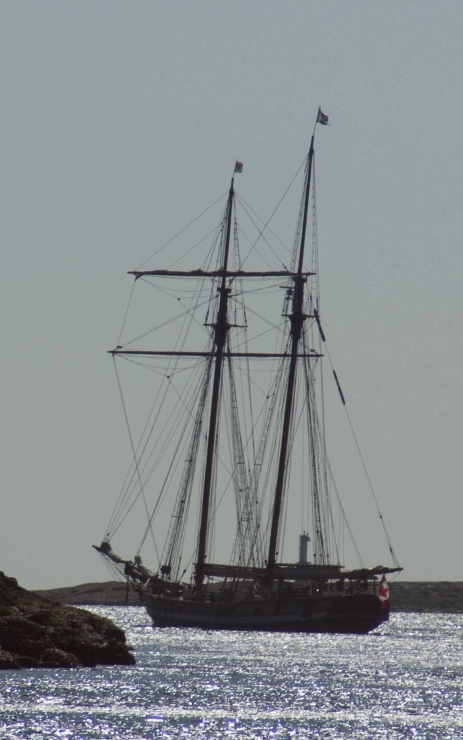 Schooner In Gabriola Pass