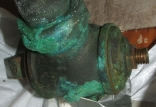 Green Corrosion On Seacock