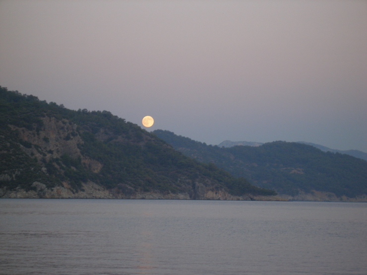 FULL MOON RISING TURKEY SEPT., 2007