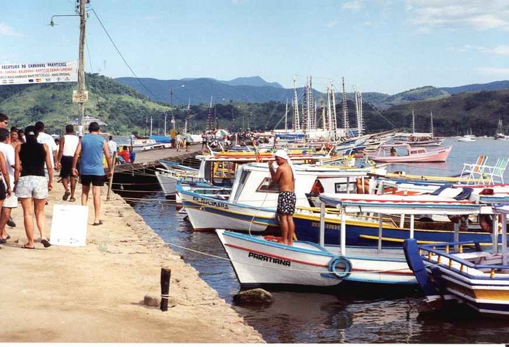 The pier in Parati