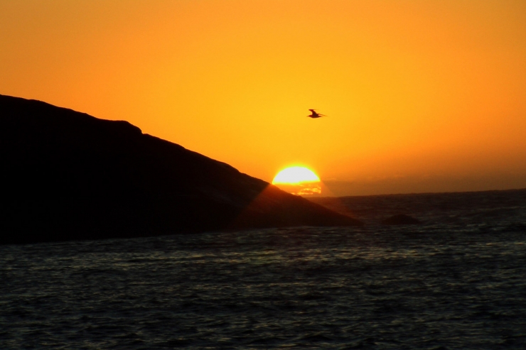 Sunset At Cape Leeuwin, Sw Tip Of Australia