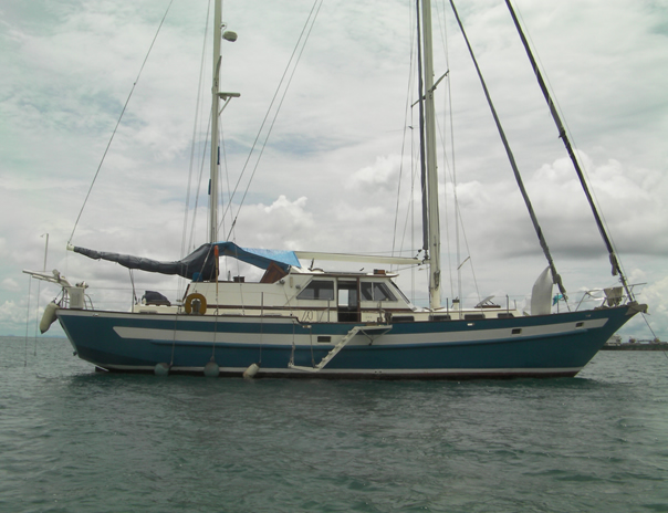 A Couple Shots Of The Boat Sitting In The Philippines