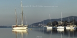 Brisbane Water Central Coast. Yacht  Reflections. Photo Art.