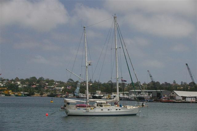 Moonfire In Rozelle Bay