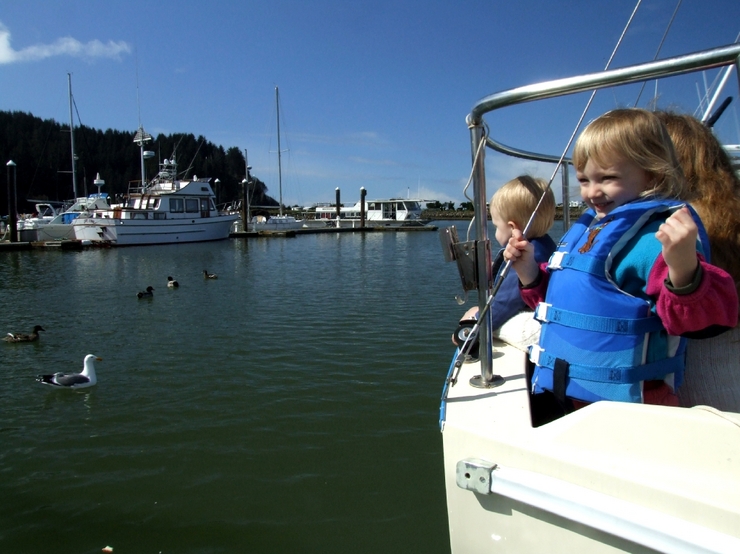 She Is Loving The Boat