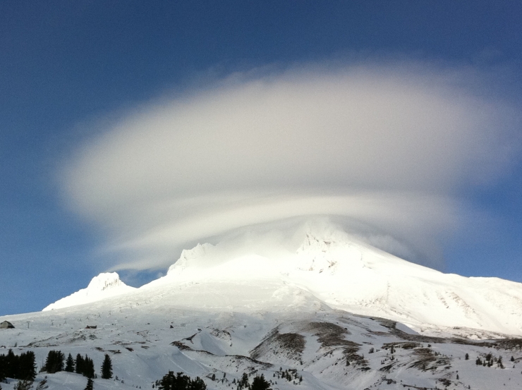 Halo Over Mt. Hood, Oregon