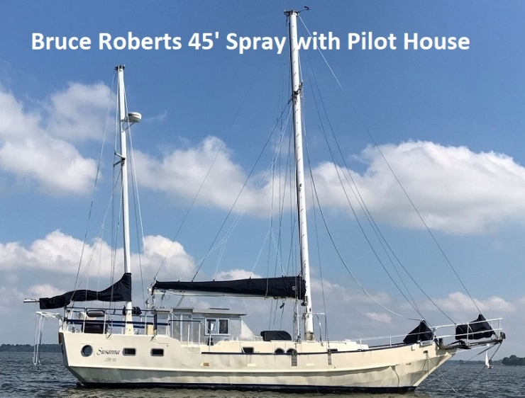 S/v Susana Bruce Roberts Spray 45' For Sale By Owner