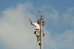 mast climbing on my 38