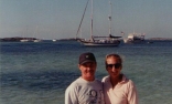 Chuck, Susan & Sea Trek at Allens Cay