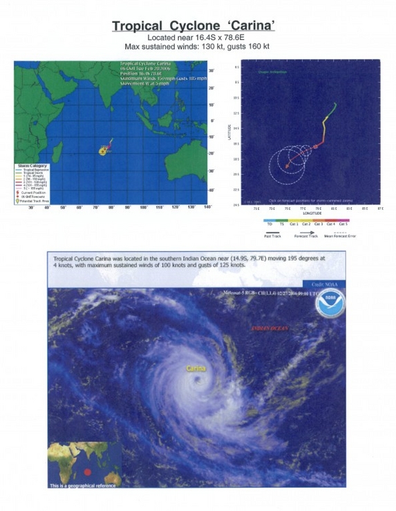 Cyclone "CARINA"