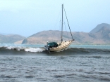 The Belle Of Virginia Surfing - Nevis, March, 2008