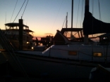 F Dock At Sunset