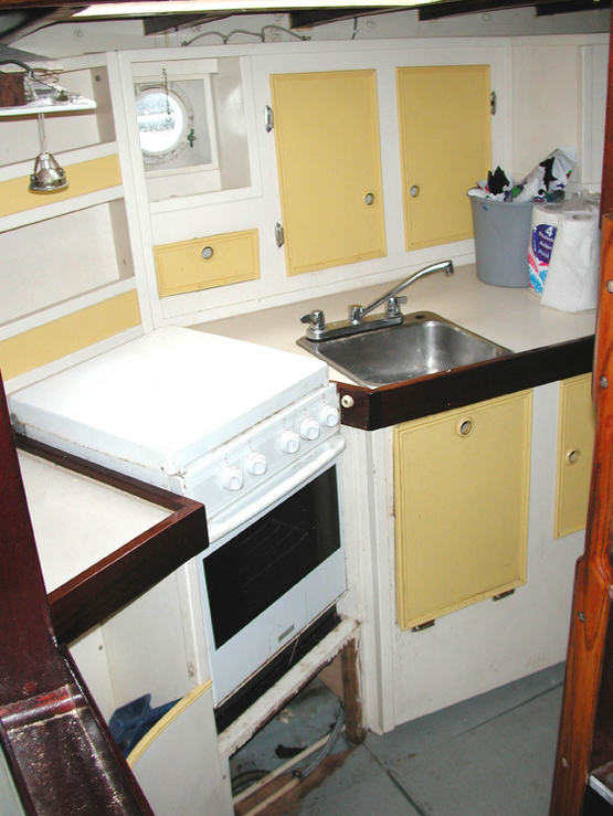 Galley "Before" Photo, Aug. 6th, 2002