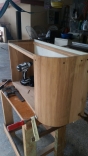 Aft Cabin Bench, In Process