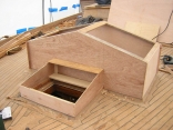 Foredeck Butterfly Hatch Mockup; Mar. 21st, 2005