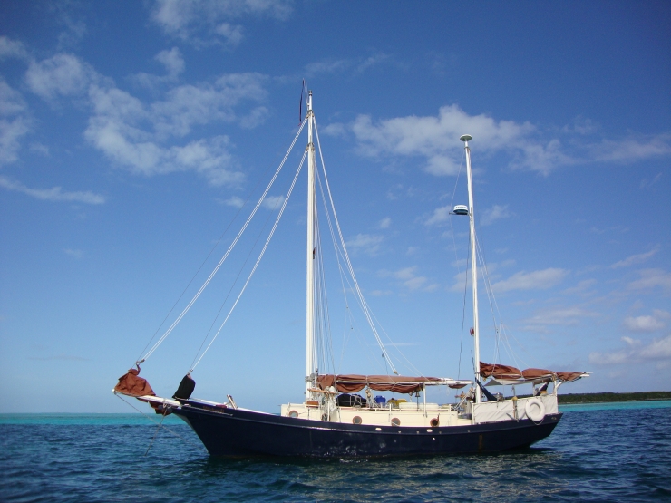 Anchored At Devil's Cay